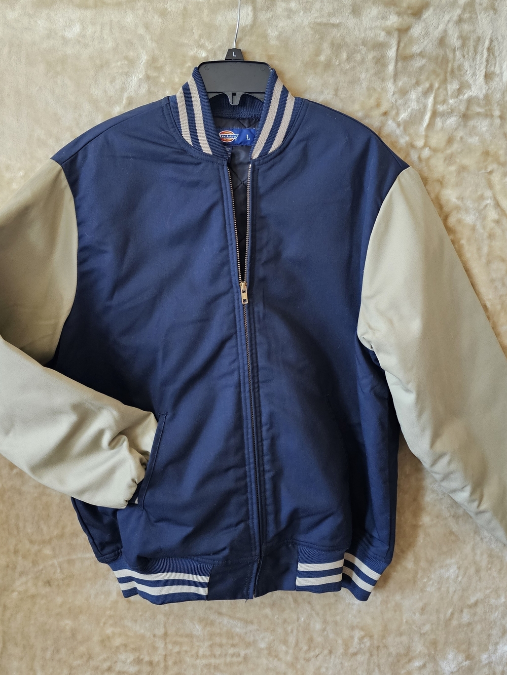 Dickies Navy and Khaki Two-Tone Bomber Jacket